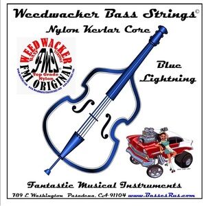 Weedwacker Upright Bass Nylon Strings, RED